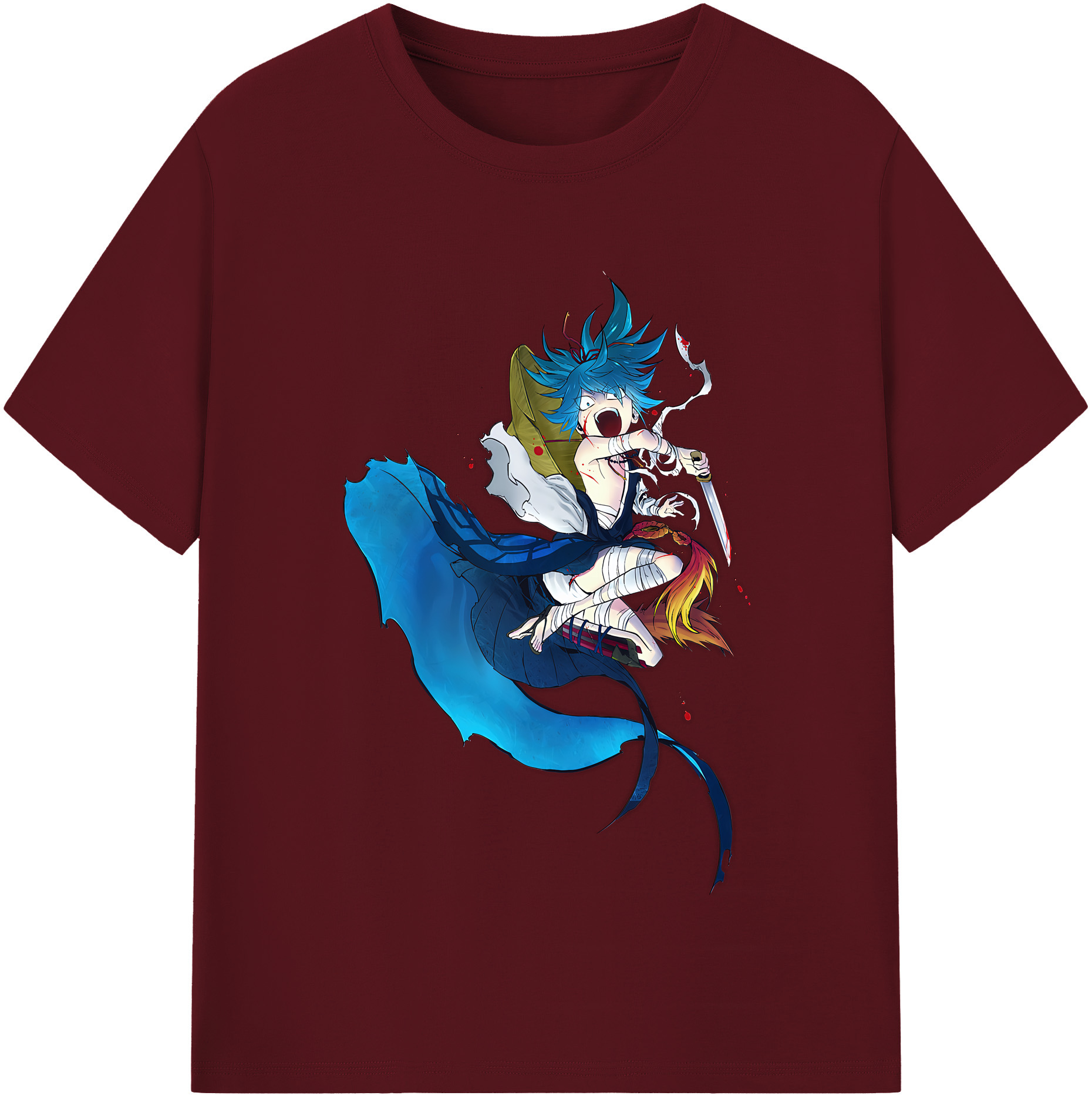 （画像用） 刀剣乱舞 Touken Ranbu 綿100％半袖Tシャツ（フロントプリント）